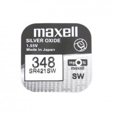 Baterie ceas Maxell SR421SW V348 1.55V oxid de argint 1buc