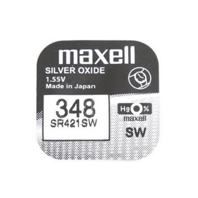 Baterie ceas Maxell SR421SW V348 1.55V oxid de argint 1buc foto