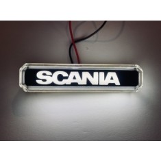 Lampa gabarit cu LOGO NEON Alb FR0260 Scania