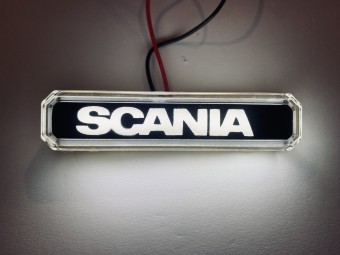 Lampa gabarit cu LOGO NEON Alb FR0260 Scania foto