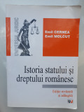 Istoria statului si dreptului romanesc, Cernea, Molcut, 2006, 352 pag, stare fb