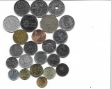 Lot 24 monede din 24 tari, toate continentele, Asia