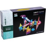 Labirintul meu magnetic cu lumini - 65 piese (7.5 cm)