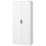 HOMCOM Dulap Subțire 37 cm Con Bară pentru Umerașe E Rafturi | Aosom Romania