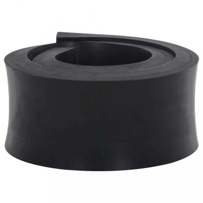 vidaXL Margine de cauciuc pentru plug de zăpadă negru 120x8x2 cm foto