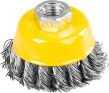 Perie cupa din sarma rasucita Strend Pro TCB-500 65 mm, M14, sarma 0,35 mm