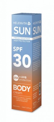 Crema protectie solara Helenvita Sun 30 SPF, hidratanta si rezistenta la apa UVA si UVB foto