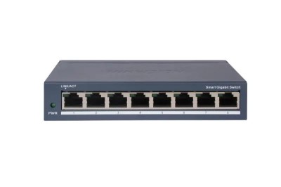 Switch 8 porturi Gigabit Hikvision DS-3E1508-EI(V2), L2, Smart Managed, 8 foto