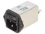 Conector de Alimentare AC Soclu Tată 250VAC 25-85&deg;C