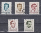 A12 S3 6 - Timbre foarte vechi - Ungaria - personalitati, Oameni, Stampilat