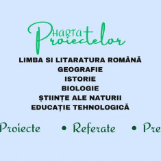 Proiecte, referate și prezentări - gimnaziu + liceu + facultate