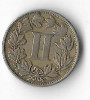 Moneda 2 centavos 1883 - Mexic, America Centrala si de Sud, Cupru-Nichel