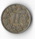 Moneda 2 centavos 1883 - Mexic