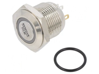 Comutator Anti-Vandalism IP65 &amp;Oslash;16mm 2A 48V foto