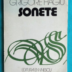 Grigore Hagiu – Sonete ( prima editie )