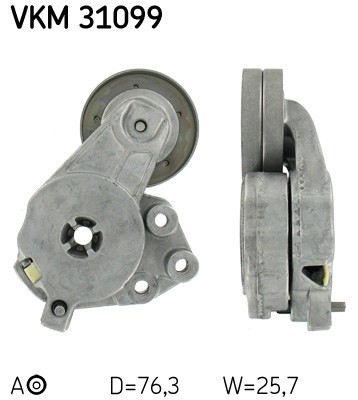 SKF VKM 31099 rola intinzator,curea transmisie foto