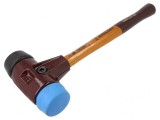 Ciocan pentru pavare rotundă 50mm lemn 1095g
