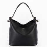 Geanta neagra FloraCO Paris cu borseta detasabila F6966 M11