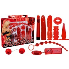 Set You2Toys &raquo;Red Roses&laquo; 9 Piese - Rosu