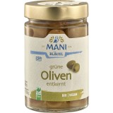 Masline verzi fara samburi Mani in saramura, ecologice, Naturland, 280g