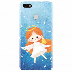 Husa silicon pentru Huawei Y6 Pro 2017, Cute Angel