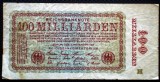 42. GERMANIA 100 MILIARDE MARCI MILLIARDEN MARK 5.11.1923 fără serie