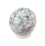 Difuzor umidificator aromaterapie sfera ceramica pictata Li-TC01-Wh