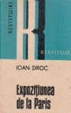 Expozitiunea de la Paris