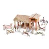 PAPO FIGURINA SET PONEY CLUB-BOXA CARTON+4 FIGURINE, Rase De Cai Si Ponei