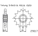 Pinion fata 16 dinti pas lant 525 - Honda CB 600 F Hornet - CBF 600 - CBR 600 - CBR 900 RR Fireblade - XL 1000 Varadero