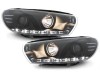 Faruri VW Scirocco (2008-04.2014) Negru Performance AutoTuning, KITT Lightning