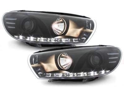 Faruri VW Scirocco (2008-04.2014) Negru Performance AutoTuning foto