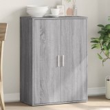 Gossi servanta, sonoma gri, 60x31x84 cm, lemn prelucrat