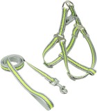 Set de ham cu lesa reflectorizante Mcdobexy, nailon/plastic/metal, verde, S