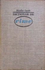 DICTIONAR DE RIME-NICOLAE LAZAR-263802 foto