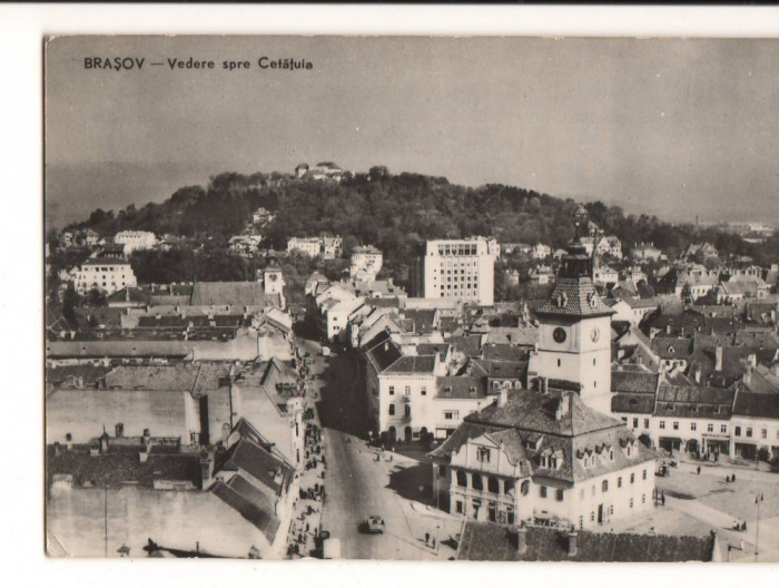 CPI B 11116 CARTE POSTALA - BRASOV, VEDERE SPRE CETATUIE, RPR