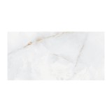 Gresie exterior / interior portelanata Mineral Gold, 30 x 60 cm, alb, mata, imitatie marmura