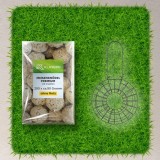 Set complet 200 globuri grăsime cu insecte și suport metalic durabil pentru păsări sălbatice