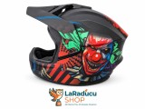Cască cross enduro ATV FGN L-03 Joker, XXL 63&ndash;64 cm, negru multicolor