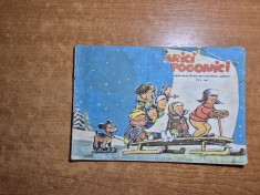 revista pentru copii - arici pogonici - februarie 1961 - poezii , cantece,jocuri ,benzi desenate