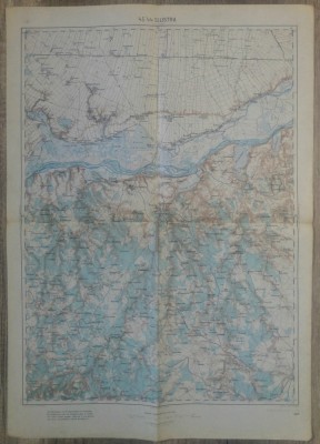 Silistra// harta militara perioada WWI foto