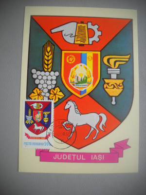 HOPCT MAXIMA 72675 IASI - STEMA JUDETULUI / HERALDICA - ROMANIA foto