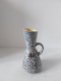 Vaza ceramica vintage, BAY KERAMIK 258/17, anii 60-70, Fat Lava, Mid Century Modern Design, West Germany
