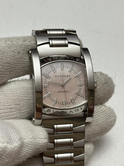 CEAS BVLGARI &quot;ASSIOMA&quot; - Automatic - Diamonds - Mother of pearl - Unisex !