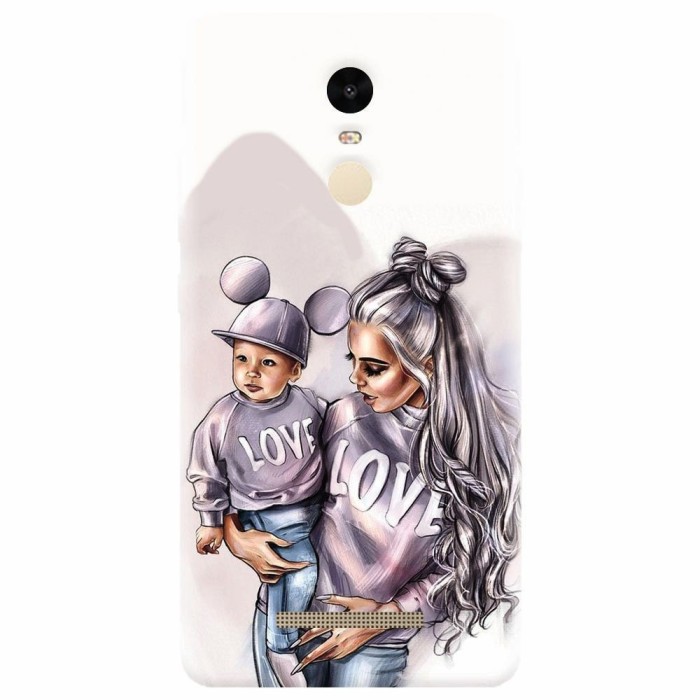 Husa silicon pentru Xiaomi Remdi Note 3, Mommy Love