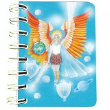 Cumpara ieftin Carnet cu spira Arhanghelul Mihail, 7 x 10 cm, 75 foi veline