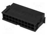 Conector cablu-cablu MOLEX Micro-Fit 3.0 20 pini 3mm mufă tată
