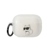 Cumpara ieftin Husa Karl Lagerfeld 3D Choupette Karl pentru Airpods Pro 2 Transparent