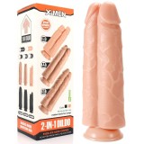 X-Men 11&quot; 2-in-1 Dildo Flesh (28.5cm x 8.9cm)