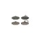 Placute frana DAEWOO LUBLIN II platou sasiu ABE C1R007ABE